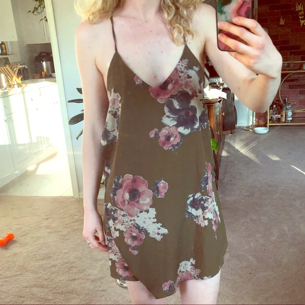 Free people floral intimates dress